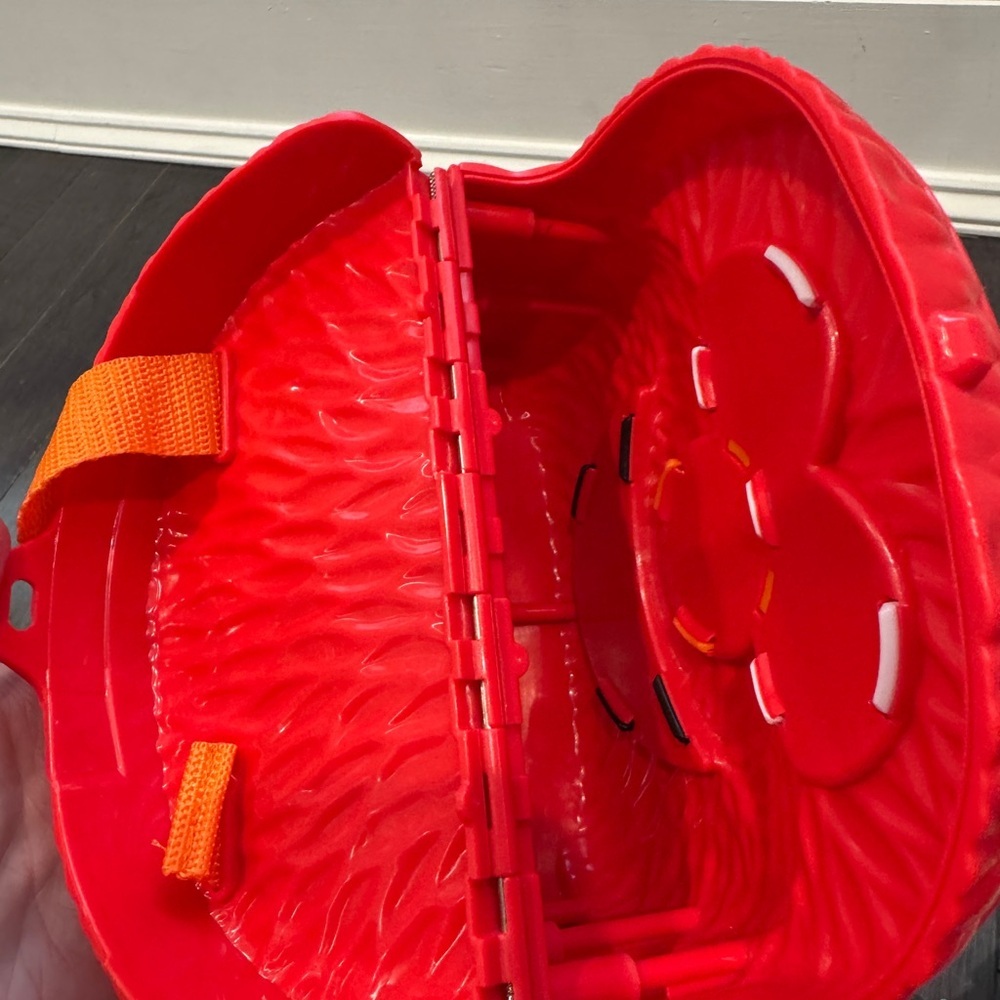 Sesame Street Elmo Red and Orange Hard Plastic Just Play Backpack Toddler Baby - Picture 7 of 7